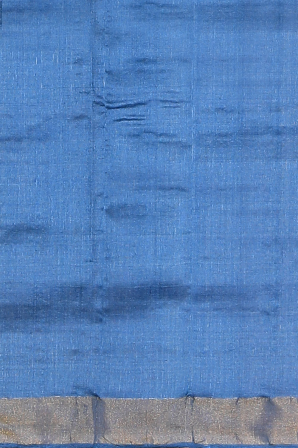 Image of Tussar Silk Smoky Grey Saree